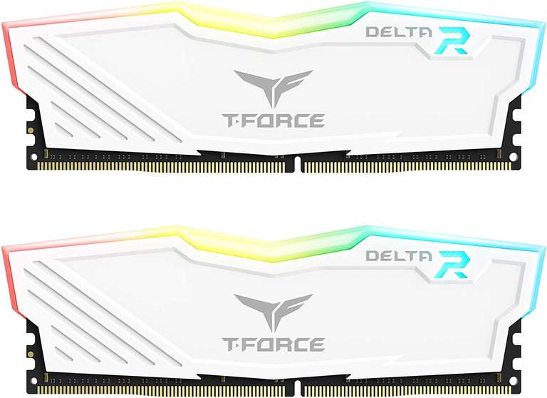 Team Group Delta White RGB DDR4 3200 PC4-25600 16GB 2x8GB CL16