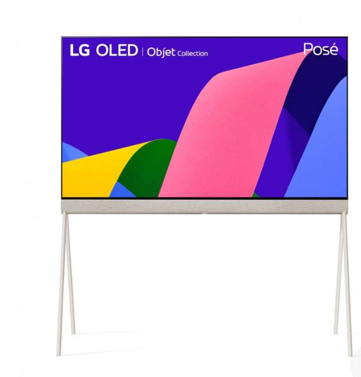 TV OLED 121 cm (48'') LG evo POSE 48LX1Q6LA 4K HDR, procesador inteligente Alpha 9, Smart TV webOS22