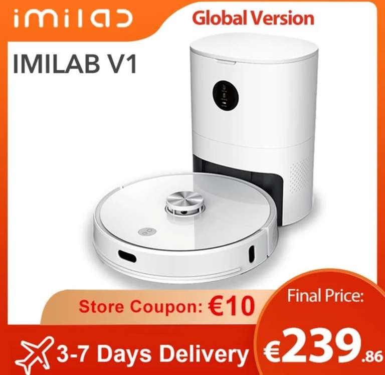 IMILAB-Robot aspiradora inteligente V1 (envío desde Francia)