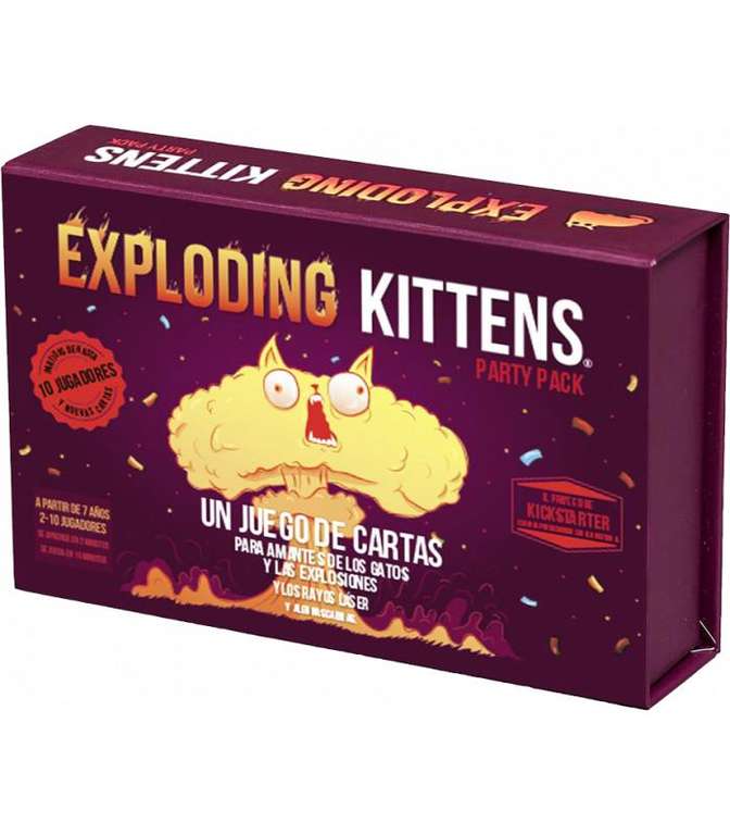 Exploding kittens: party pack y otras ofertas