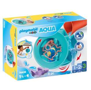 Rueda de agua con bebé tiburón Playmobil 1.2.3 Aqua
