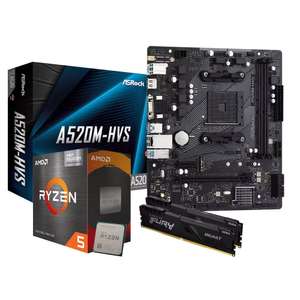 Pack Ahorro AMD R5 5600G + A520M-HVS + 16GB (2x8) FURY Beast DDR4 3200MHz + Artic MX-6