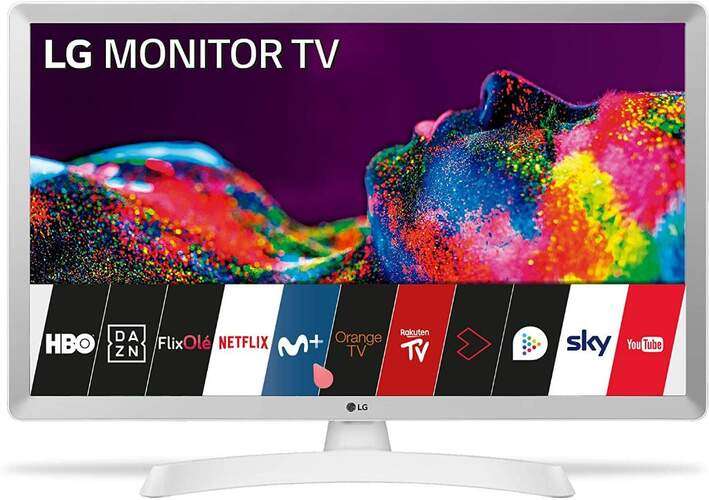 TV Monitor LG 28TN515S-WZ - HD Ready, Smart TV, TDT2 HD, Virtual Surround, WiFi, Blanco