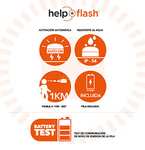 Luz de Emergencia Help Flash Señal V16 para Coche Homologada DGT