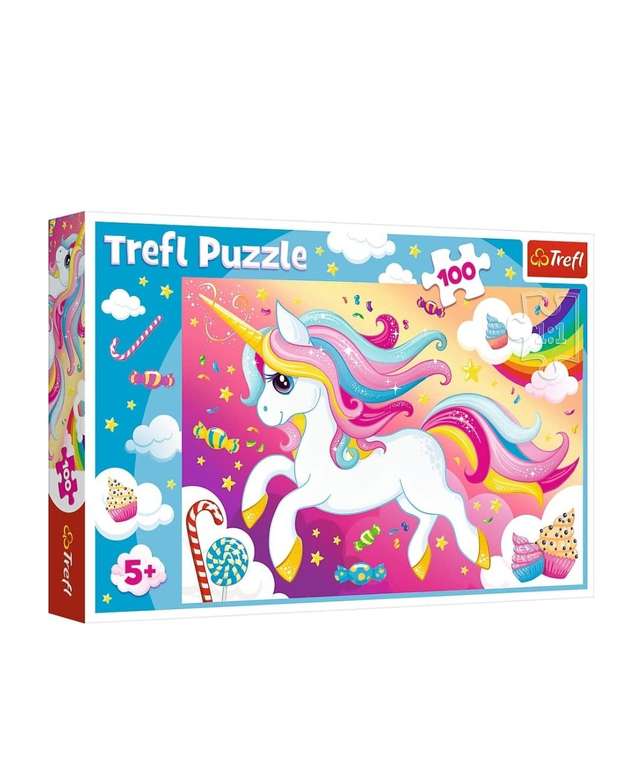 Trefl-Schönes Einhorn de 100 Piezas, para niños a Partir de 5 años Puzzle, Color Hermoso Unicornio