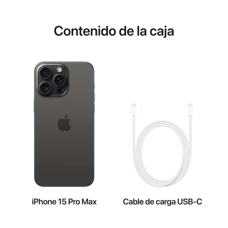 Apple iPhone 15 Pro MAX (256 GB) - Titanio Negro