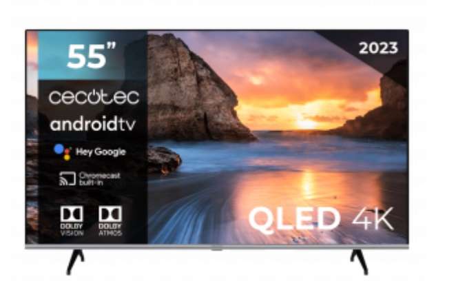 TV QLED Cecotec VQU10055 55" 4K Smart TV WiFi