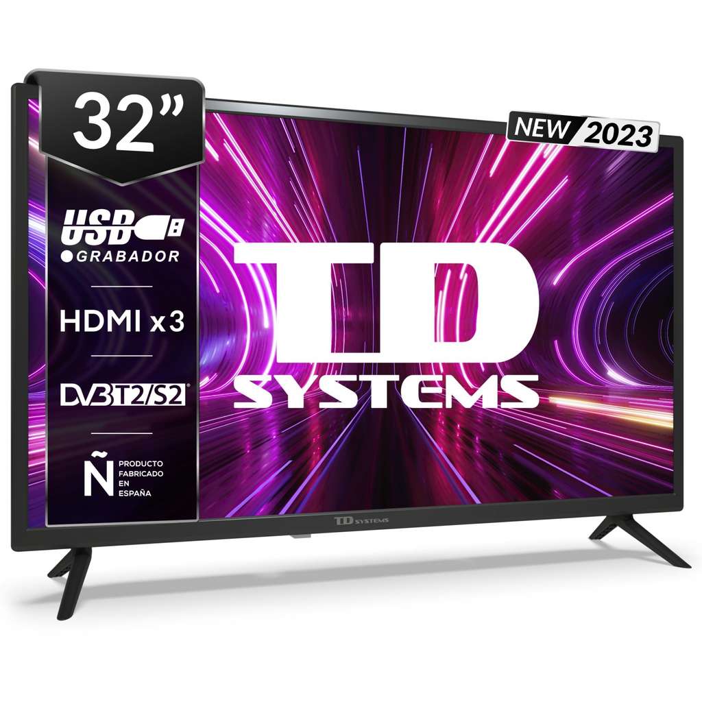 ▷ Chollo TV LED TD Systems K32DLM3H de 32 HD (720p) por sólo 109€ con  envío gratis (-45%)