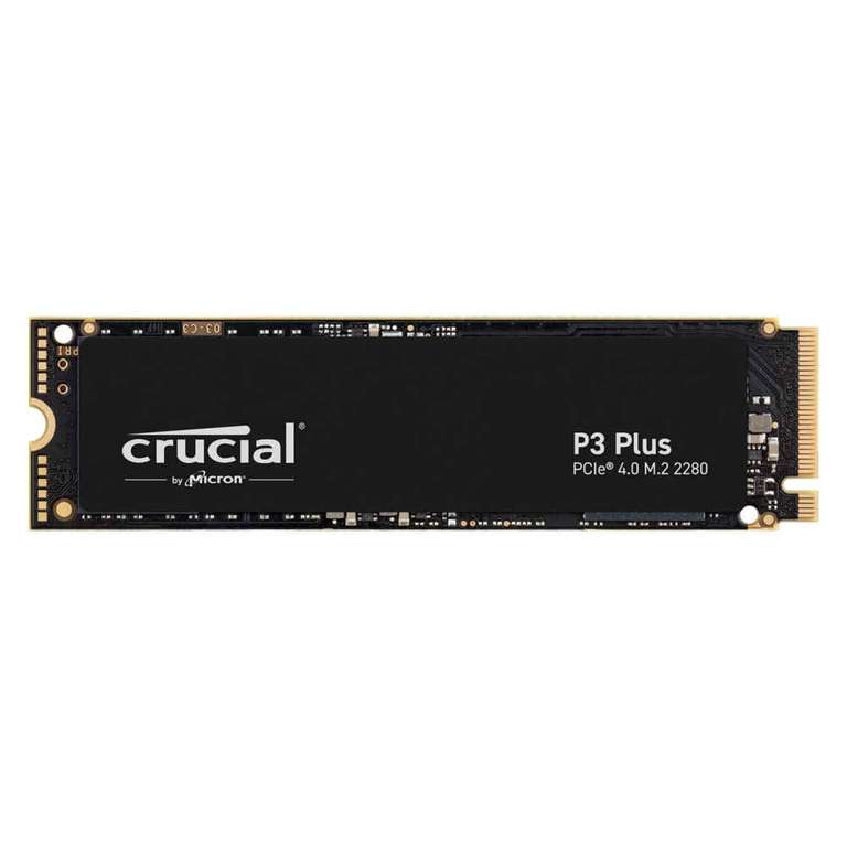 SSD Crucial P3 PLUS 1TB PCIe 4.0 NVMe M.2 Hasta 5000MB/s [33.15€ nuevos miembros]