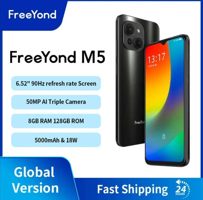 FreeYond-Smartphone M5, 8GB, 128GB