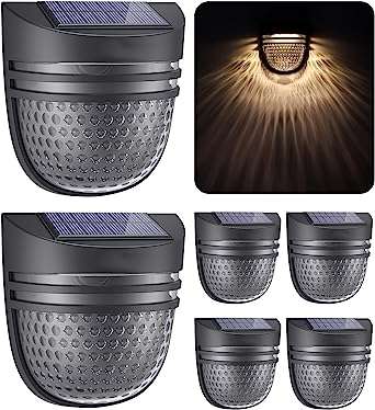 6 lAYCLIF Luces Solares LED Exterior Jardin
