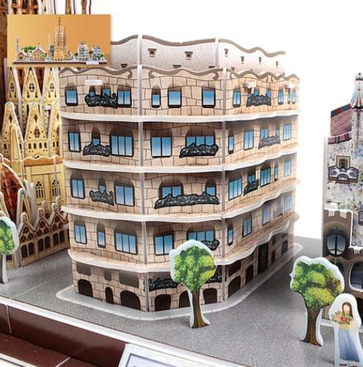 DAM PUZZLE 3D CITY LINE BARCELONA