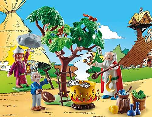 PLAYMOBIL - Asterix: Getafix y caldero de pócimas mágicas