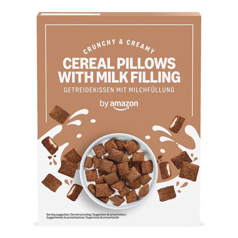 by Amazon Cereales Rellenos De Leche, 375g