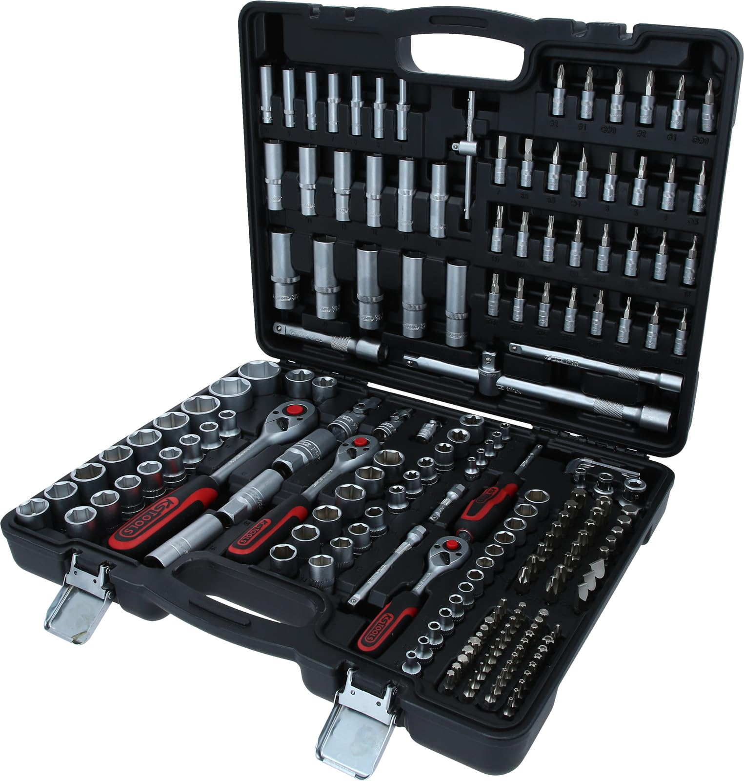 KS Tools 917.0795 Juego de llave de vaso de 1/4" + 3/8" + 1/2", 195 pzs