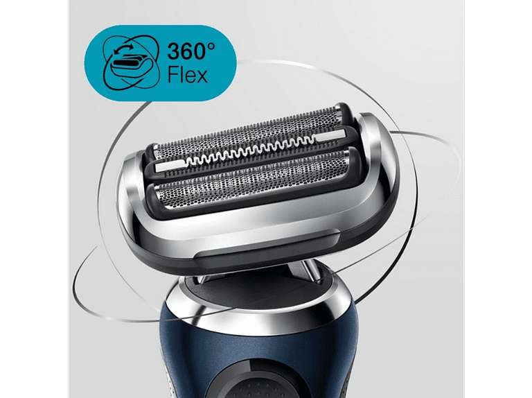 Afeitadora - Braun Series 7 71-B1200S, Afeitadora eléctrica de barba, Wet & Dry, Accesorio para corte de pelo + 20 € Cashback
