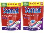 90 pastillas Somat Todo en 1. Detergente para Lavavajillas (2x45 lavados)[0'14€/lavado]