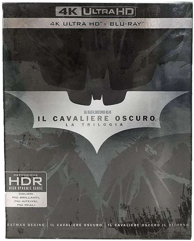 Trilogía El Caballero Oscuro - UHD 4K+Blu-ray