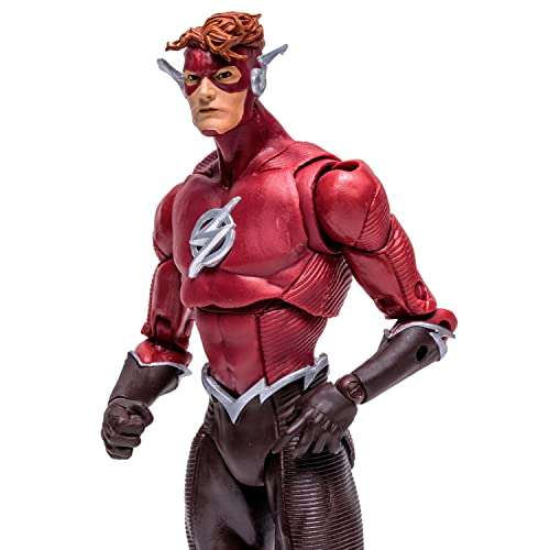 McFarlane- Figura Coleccionable DC Multiverse de 7 Pulgadas The Flash (Wally West-Traje Rojo)