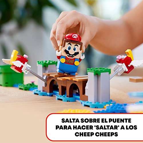 LEGO 71400 Super Mario Set de Expansión: Desafío en Las Olas contra el Gran Erincho