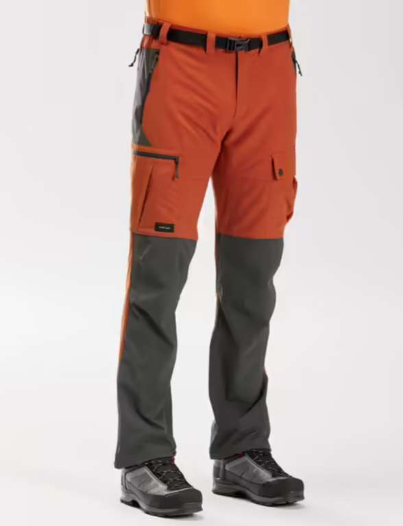 Pantalón de montaña y trekking resistente Hombre Forclaz MT500 (tallas 38-50)