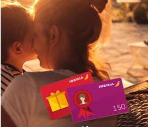 10% de dto. en tarjeta Iberia ¡Especial Día de la Madre - Solo hasta el 08.05! Descuento en tarjetas regalo de cualquier importe