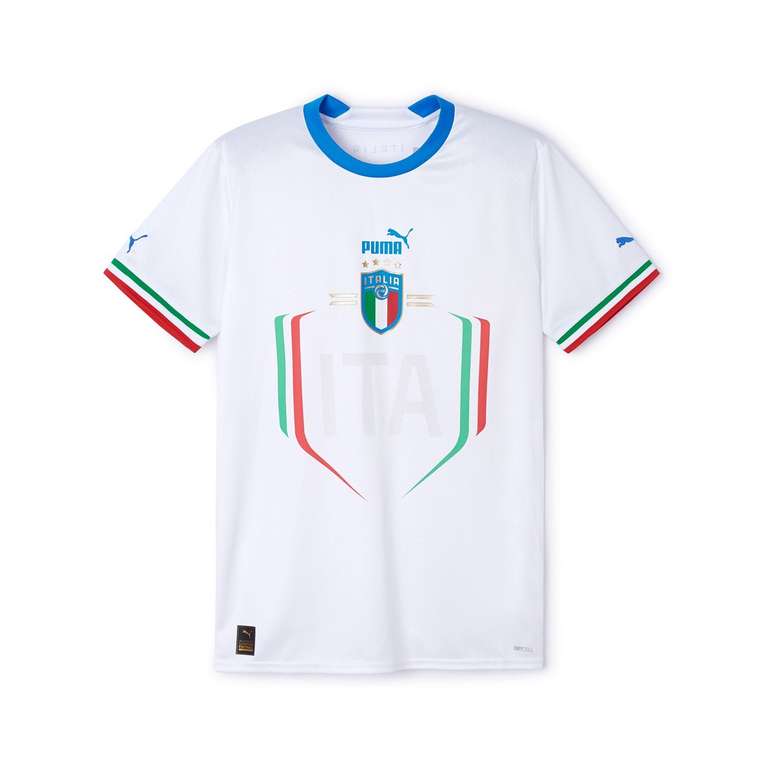 Camiseta de la selección italiana de fútbol Puma para hombre (1ª o 2ª equipación) [tallas de XS a 2XL]
