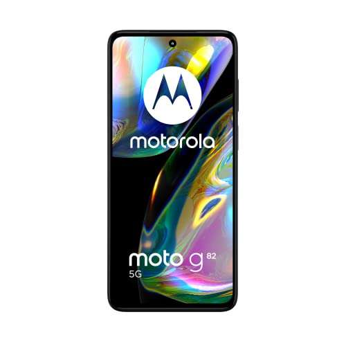 Motorola - Moto g82 5G (6+128GB, Pantalla OLED de 6.6" 120 Hz, Cámara OIS 50 MP, Snapdragon 695, 5000 mAh, DualSIM). Gris o Blanco
