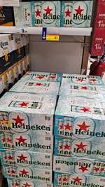 Pack 24 latas Heineken silver 33 cl Carrefour el pinar Las Rozas