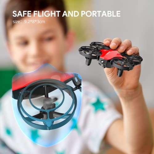 TOMZON A24 Mini Drone para Niños, Dron con 3 Baterías 24 Minutos de Vuelo