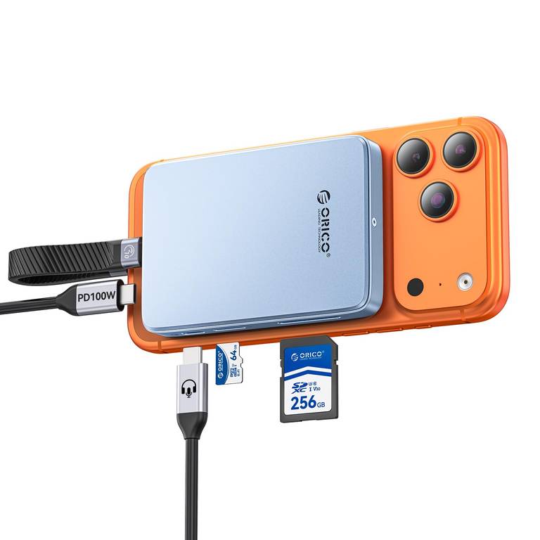 Estación de acoplamiento magnética M.2 USB-C 6 en 1 – ORICO