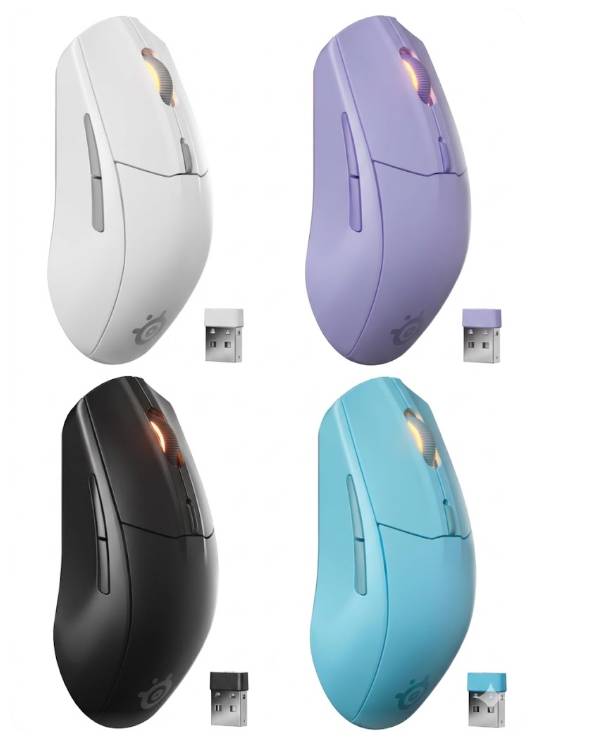 SteelSeries Rival 3 Wireless Gen 2 – Raton Gaming – 2,4GHz y Bluetooth – Sensor óptico TrueMove Air de 18000 dpi 4 colores a elegir