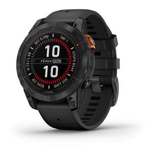 Smartwatch GARMIN Fēnix 7 Pro Solar Edition (Bluetooth y Wi-Fi - Hasta 18/22 días de autonomía con Energía Solar - Negro)