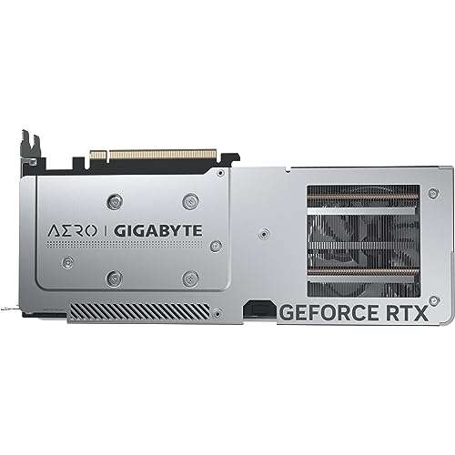 Gigabyte NVIDIA GeForce RTX 4060 AERO OC - 8GB GDDR6, 128-bit, PCI-E 4.0, 2550MHz Core Clock, 2x DP 1.4, 2x HDMI 2.1a, NVIDIA DLSS 3
