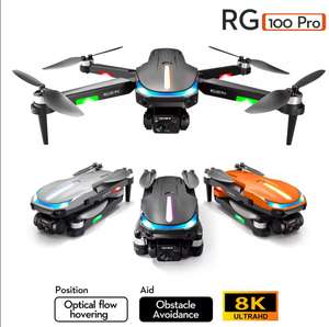Dron RG100Pro 8K 5G GPS profesional, fotografía aérea HD cámara Dual, omnidireccional