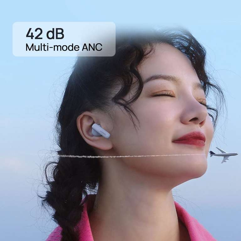 HUAWEI FreeBuds 5i - Auriculares Inalámbricos con 3 Modos ANC, Hi-Res Audio, IP54, Batería 28H, iOS/Android/Windows, Ceramica Blanca