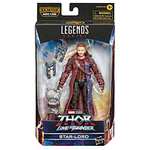 Marvel Hasbro F1409 Legends Series Thor: Love and Thunder - Figura de Star-Lord de 15 cm - 2 Accesorios y 1 Pieza de Figura para armar