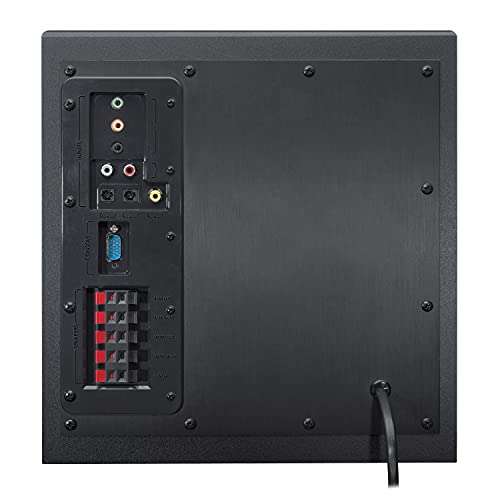 Sistema altavoces Surround 5.1 Logitech Z906 - 500W RMS (5x 67 W + 165 W), 1000 W de pico, THX, Certificado Dolby & DTS
