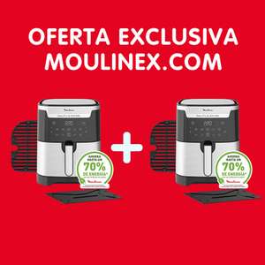 20% de descuento por la compra de 2 unidades Moulinex Easy Fry XXL (104€ unidad)