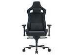 Silla gaming - ISY IGC-1000, 4D (ajustable en altura, anchura y profundidad, también se puede girar), 150 kg, Negro