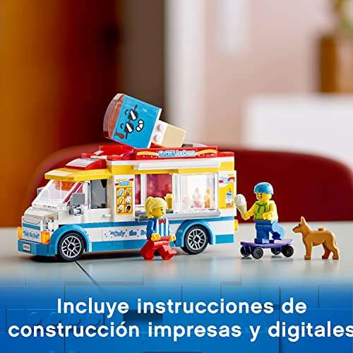 LEGO 60253 City Camión de los Helados de Juguete, Set de Construcción (mas en descripción)