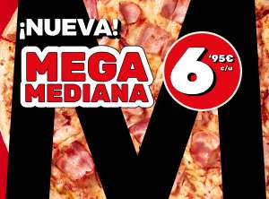Telepizza MegaMediana por 6.95€