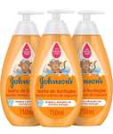 Johnson's Baby Baño de Burbujas para niños, formulado para la piel delicada de los bebés - 3 x 750ml