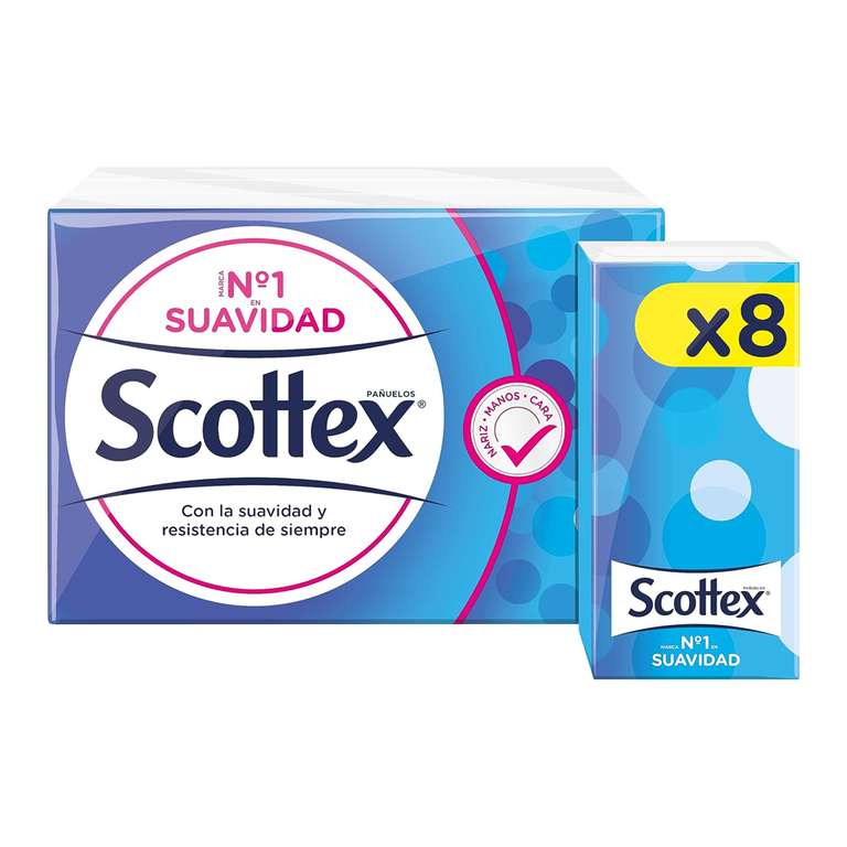 Scottex Pañuelos de Papel 12x8 paquetes