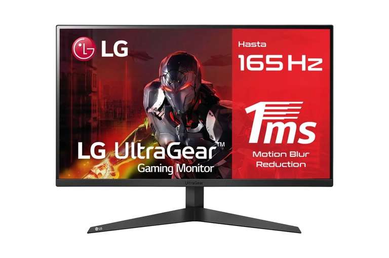 Monitor gaming - LG 27GQ50F-B, 27 ", Full-HD, 1 ms, 165Hz, 2 HDMI, 1 DisplayPort 1.2, Negro