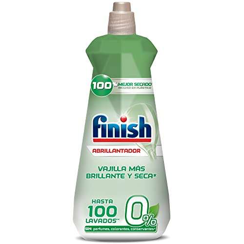 Finish 0% Abrillantador para lavavajillas - formato 400 ml - 100 lavados