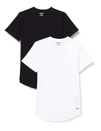 Jack & Jones pack 2 camisetas 1 blanca y 1 negra. Tallas S Y XL