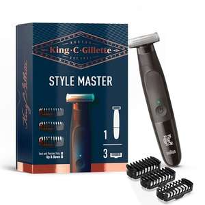 King C. Gillette Style Master Recortadora Para Barba Sin Cable Para Hombre