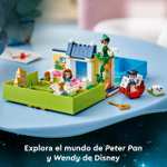 LEGO Disney Cuentos e Historias: Peter Pan y Wendy, en Forma de Libro, 3 Micro Muñecas y Barco Pirata