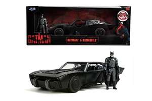 Jada Toys The Batman - Batmóvil coche metal, escala 1:18, con figura de metal, coleccionismo, color negro (253216002)